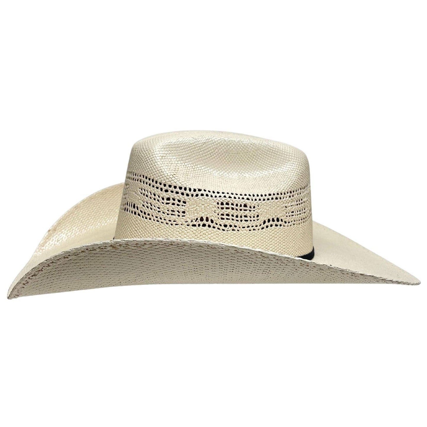 Bangora Straw Western Cowboy Hat - Style Bozeman: Cream / LG